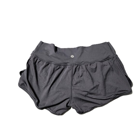 Lululemon Sz Small Womens Dark Grey Speed Up Jogging Short - Picture 2 of 4